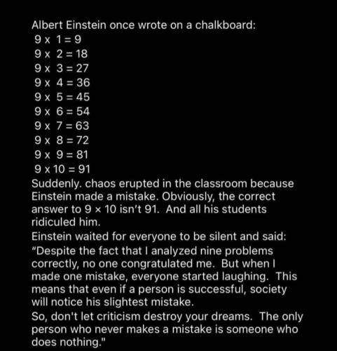 AlbertEinsteinWroteOnChalkboard9X10Equals91