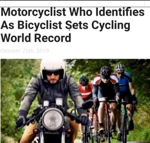 motorcyclist identifies