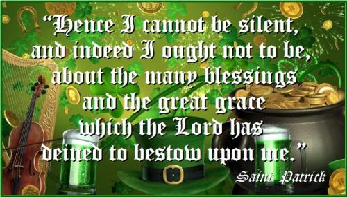 Saint Patrick's Day Quote From Him