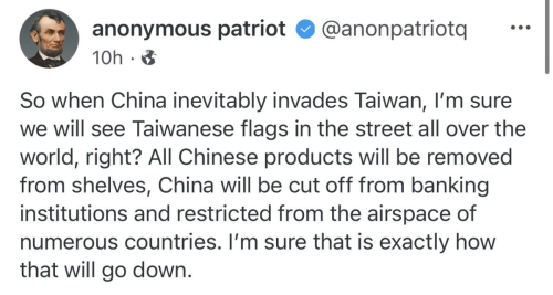 SO WHEN CHINA