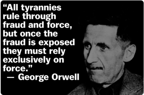 orwell fraud & force