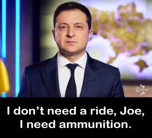 zelensky needs ammo