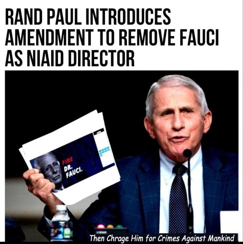 Fauci ~Fire Him Then Charge Him~