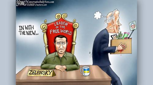 IN WITH THE NEW-- ZELENSKY-BIDEN