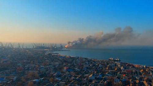 bombing russian ship