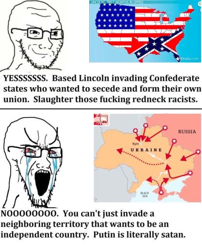 Liberal NPC hypocrisy