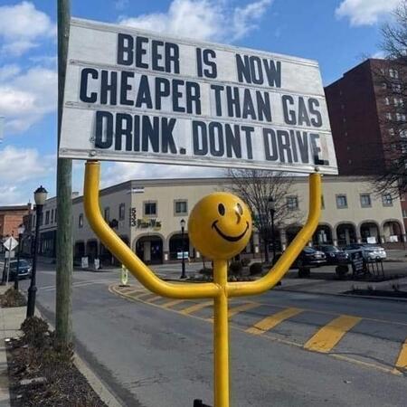 beer cheaper than gas