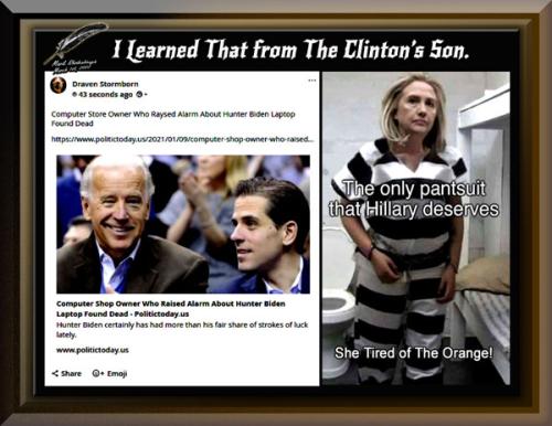 Biden  ~I Learned That from The Clinton’s Son~