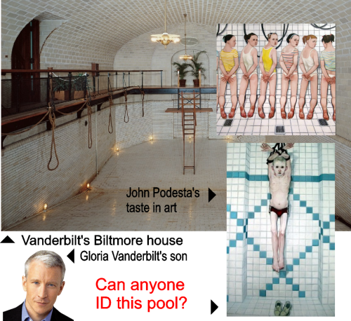 Vanderbilts pool like Podesta pedo trophies