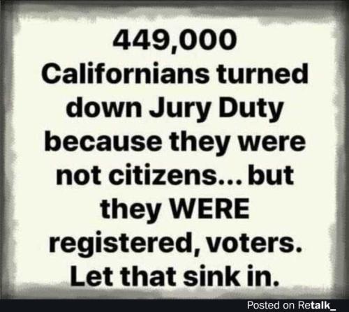 Jury Duty & illegals
