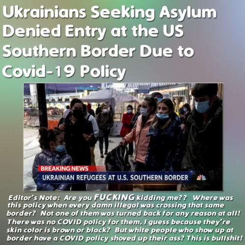 White Ukranians Get Screwed At Border