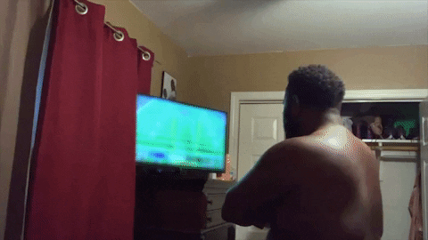 He Just Don't Yell at The TV Set