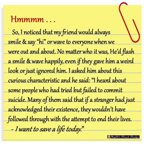 acknowledging strangers 1