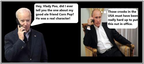 BIDEN ON THE PHONE with VLAD