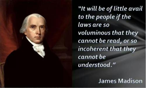 James Madison - laws