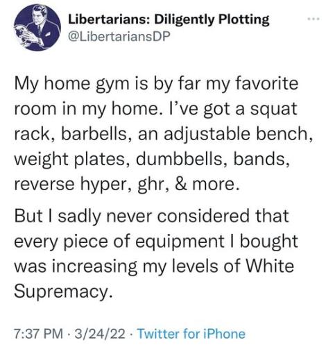 HomeGymFavRoomEqpmtDoesntIncreaseWhiteSupremacy
