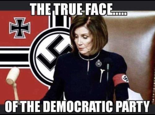 Face of Pelosi