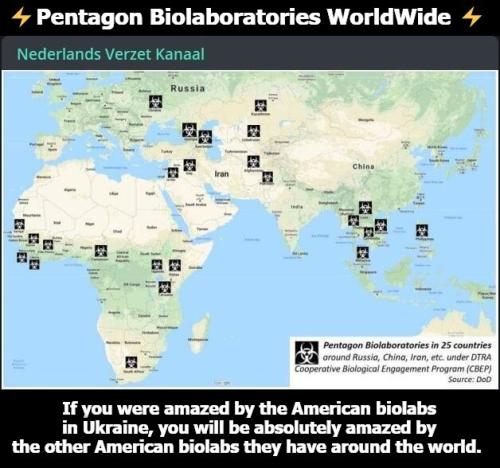 Pentagon Biolabs worldwide