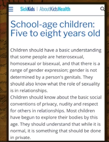 KID BEING TAUGHT SEX