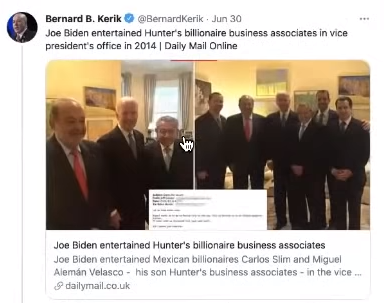 Joe lied
