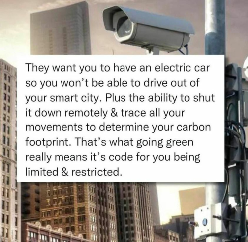 THEY WANT YOU TO HAVE ELECTRIC CARS