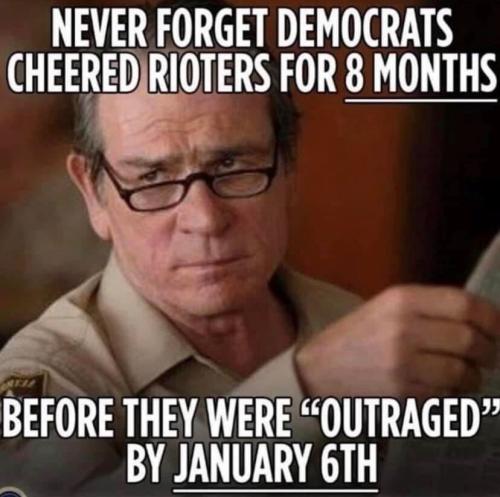 Jan 6th - Democrats cheered rioters first
