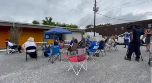 dem campaign event in FL