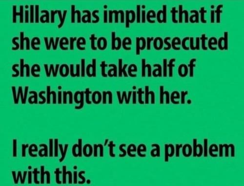 hillary take half of DC