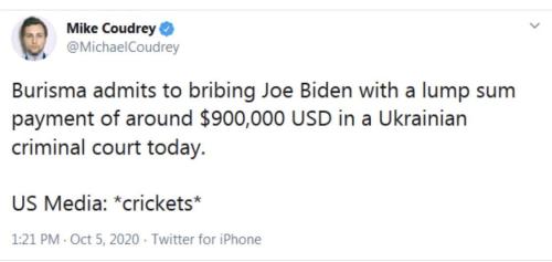 Burisma bribe