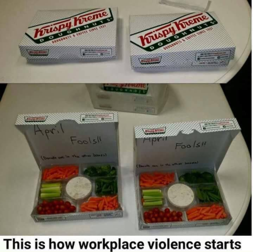 April Fools Day - Krispy Kreme
