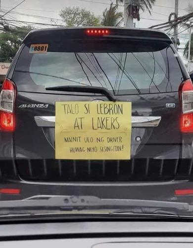 LeBronLakersLostDriverPissed