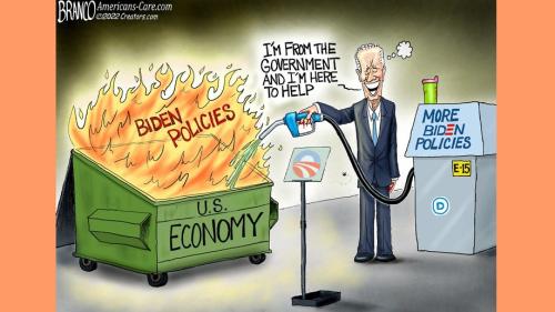 BIDEN POLICIES DUMPSTER FIRE 4-14-22