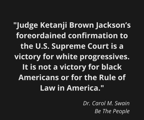 KTJForeOrdainedConfirmationVictoryForWhiteProgressiveNotForBlackAmerican