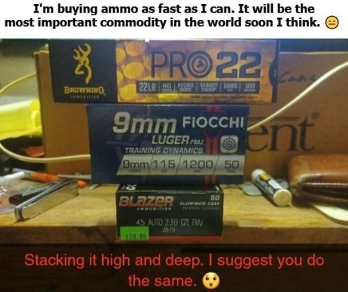 ammo stacking it high and deep