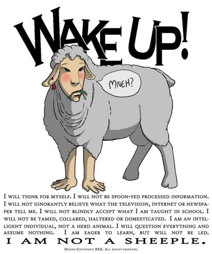 sheeple no more