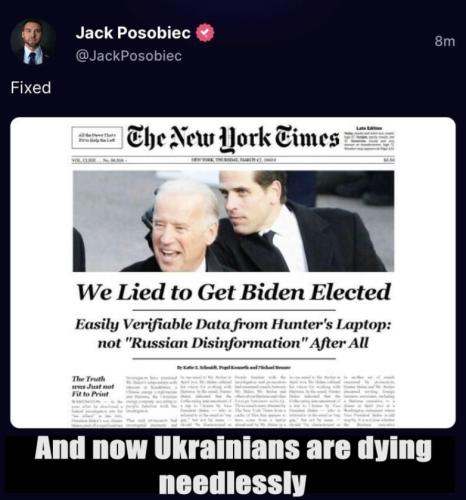 NY Times we lied