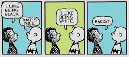 like being white