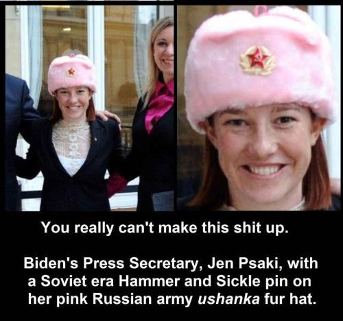 biden-harris - Jen psaki - yet communist is just fine