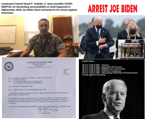 SP Scheller vs Biden arrest Joe