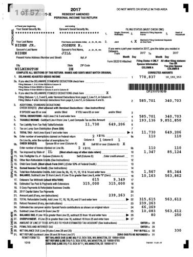 2017 TAXES
