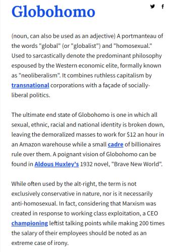 Globohomo definition