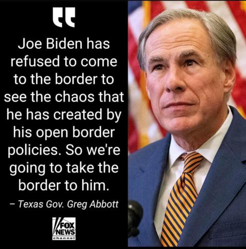 Take the Border to him