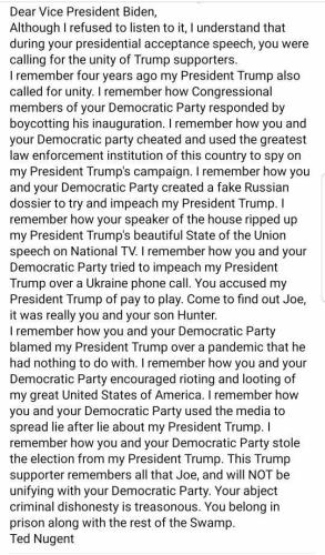 Ted to Joe