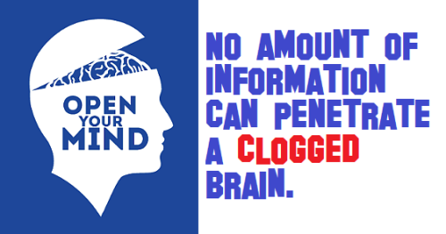 clogged brain