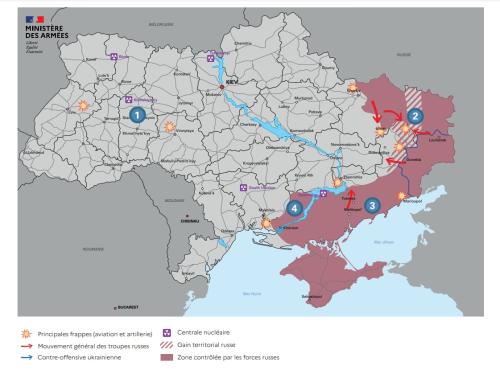 Ukraine Front map