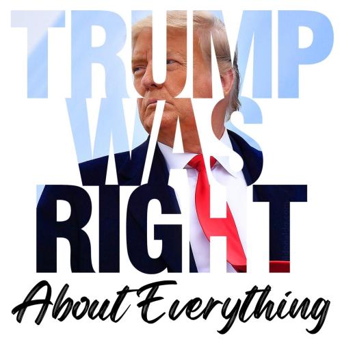 TRUMP WAS RIGHT