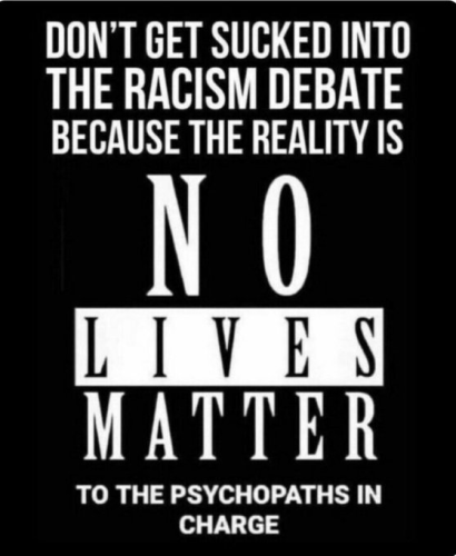 NO LIVES MATTER