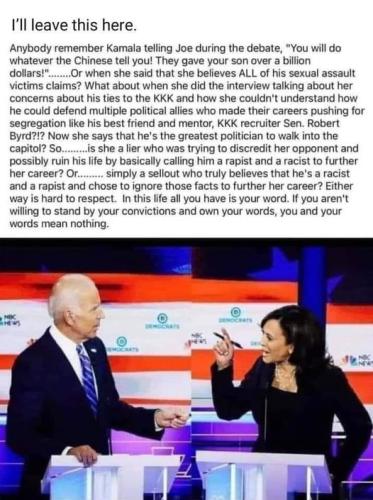Joe n Kamala debate