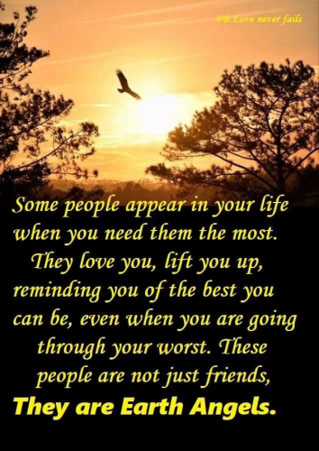 Some people appear in your life