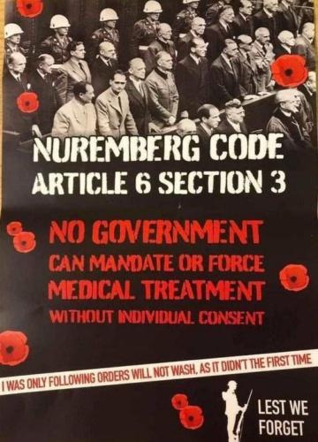 Nuremberg Code - Mandates